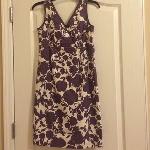 Boden Purple Floral Dress